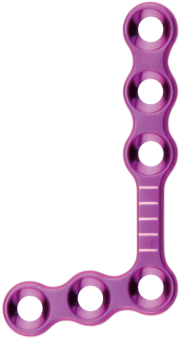 orthognathic 0.6 L plate 6 holes