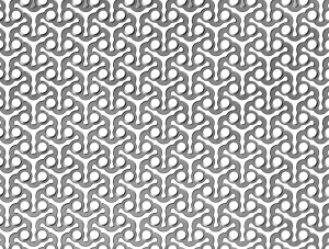 Cloud-shaped titanium mesh